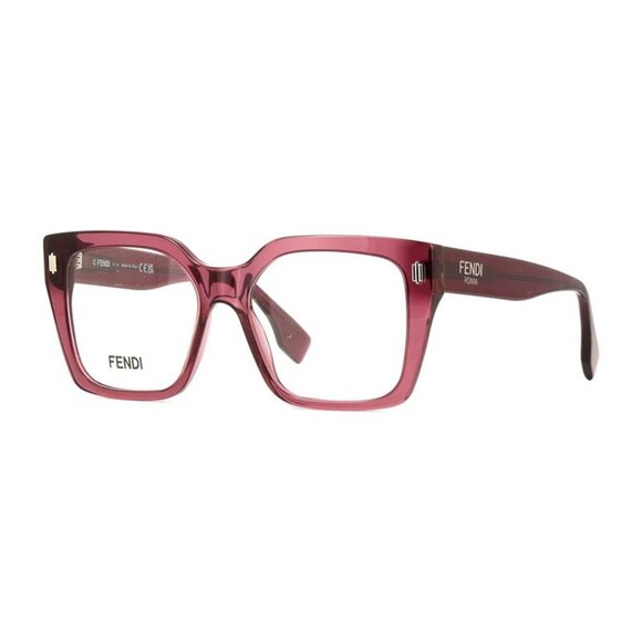 NEW FENDI EYEGLASSES FE50085F 081 WOMEN SQUARE PURPLE EYEWEAR - Picture 1 of 3